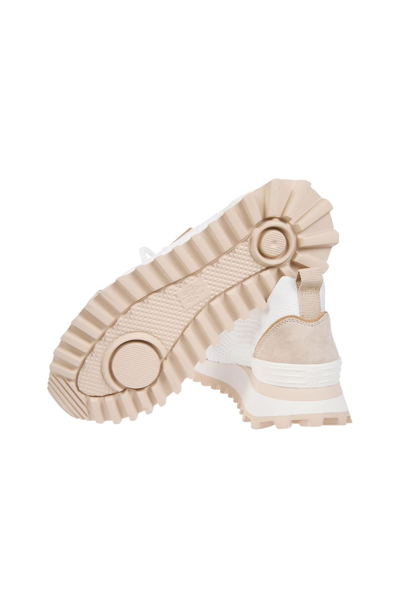Women's mesh and leather running sneakers | Eleventy - Image 3