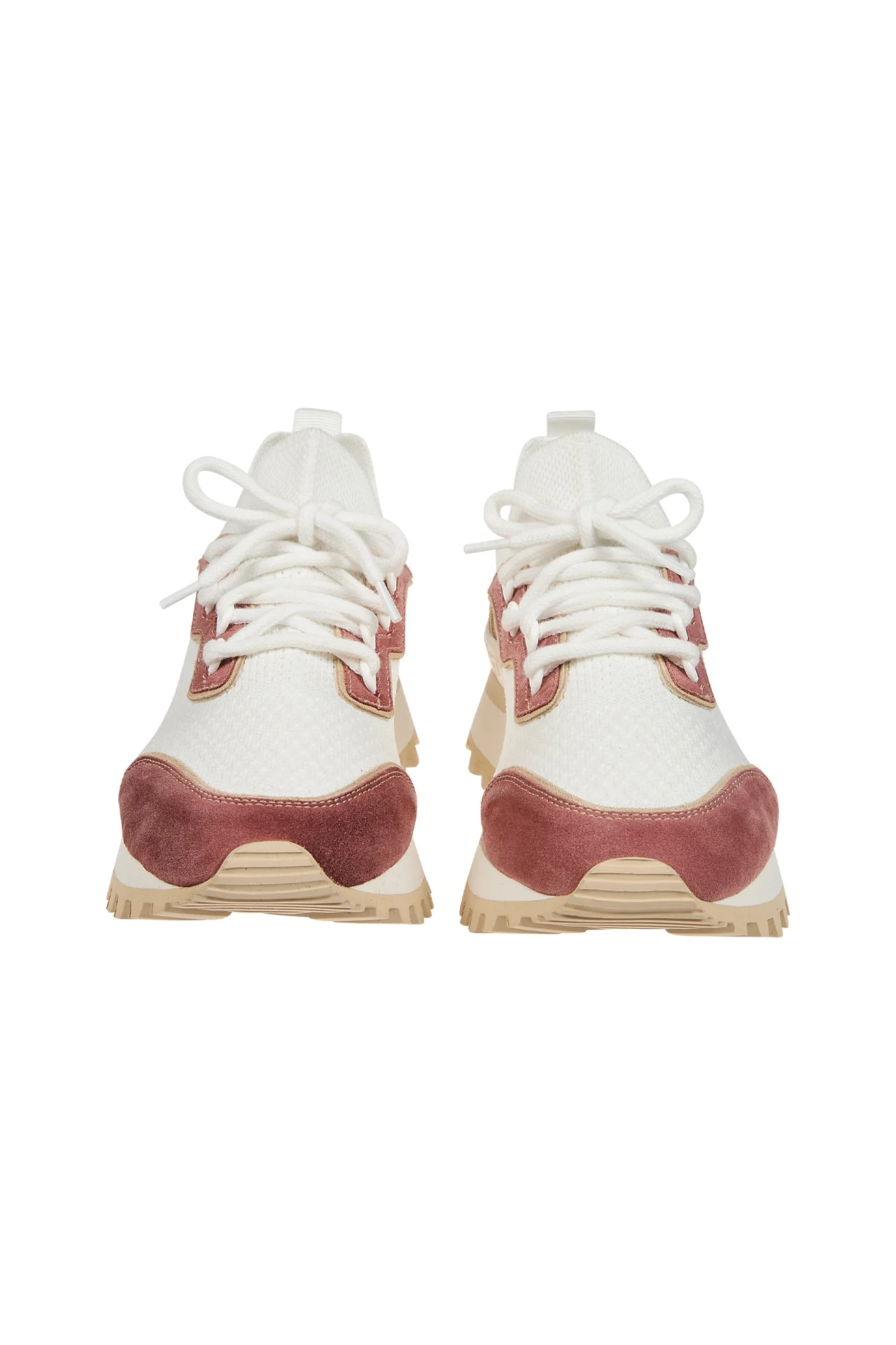 Women's mesh and leather running sneakers | Eleventy - Image 4