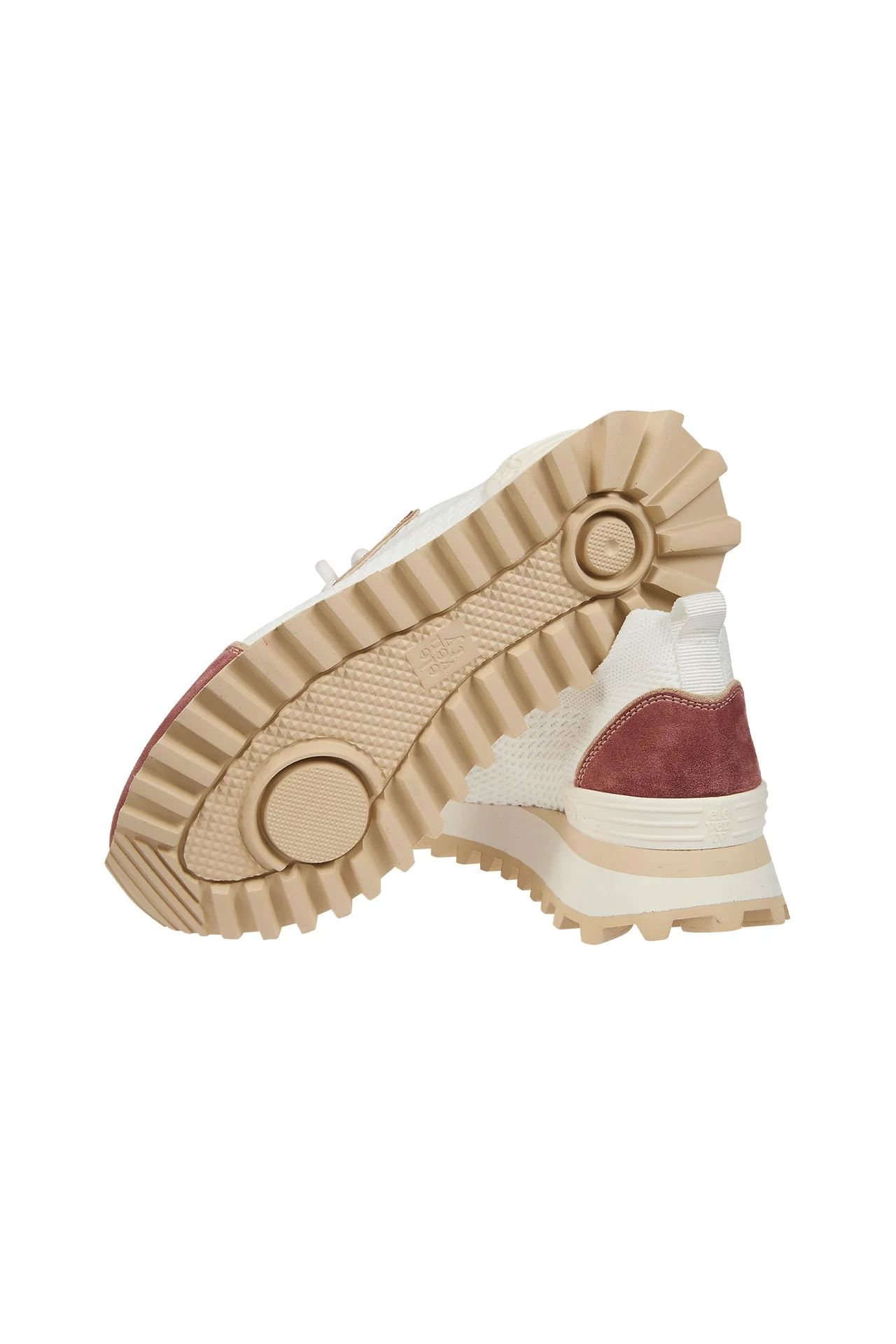 Women's mesh and leather running sneakers | Eleventy - Image 7