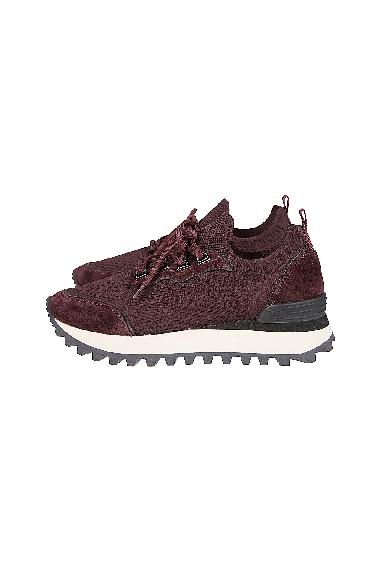 KNITTED AND LEATHER SNEAKERS - Image 7