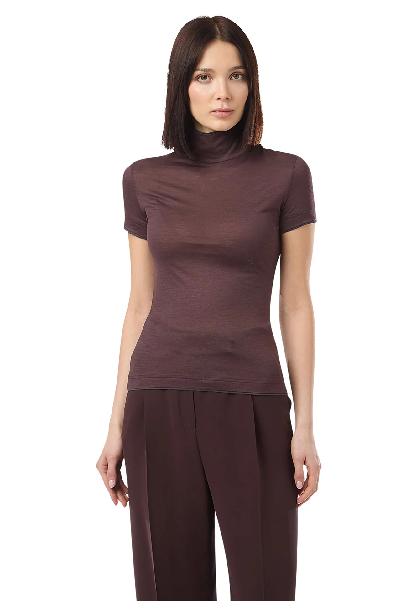 SHORT-SLEEVED TURTLENECK T-SHIRT - Image 2