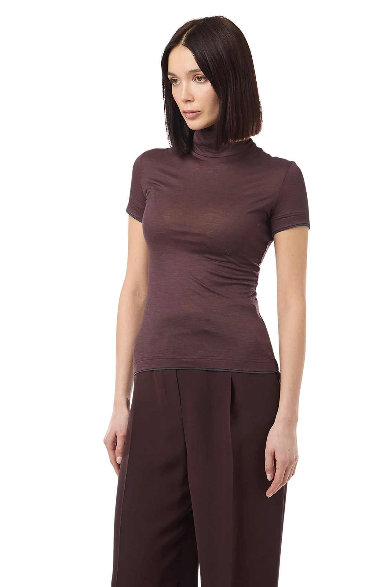 SHORT-SLEEVED TURTLENECK T-SHIRT - Image 3