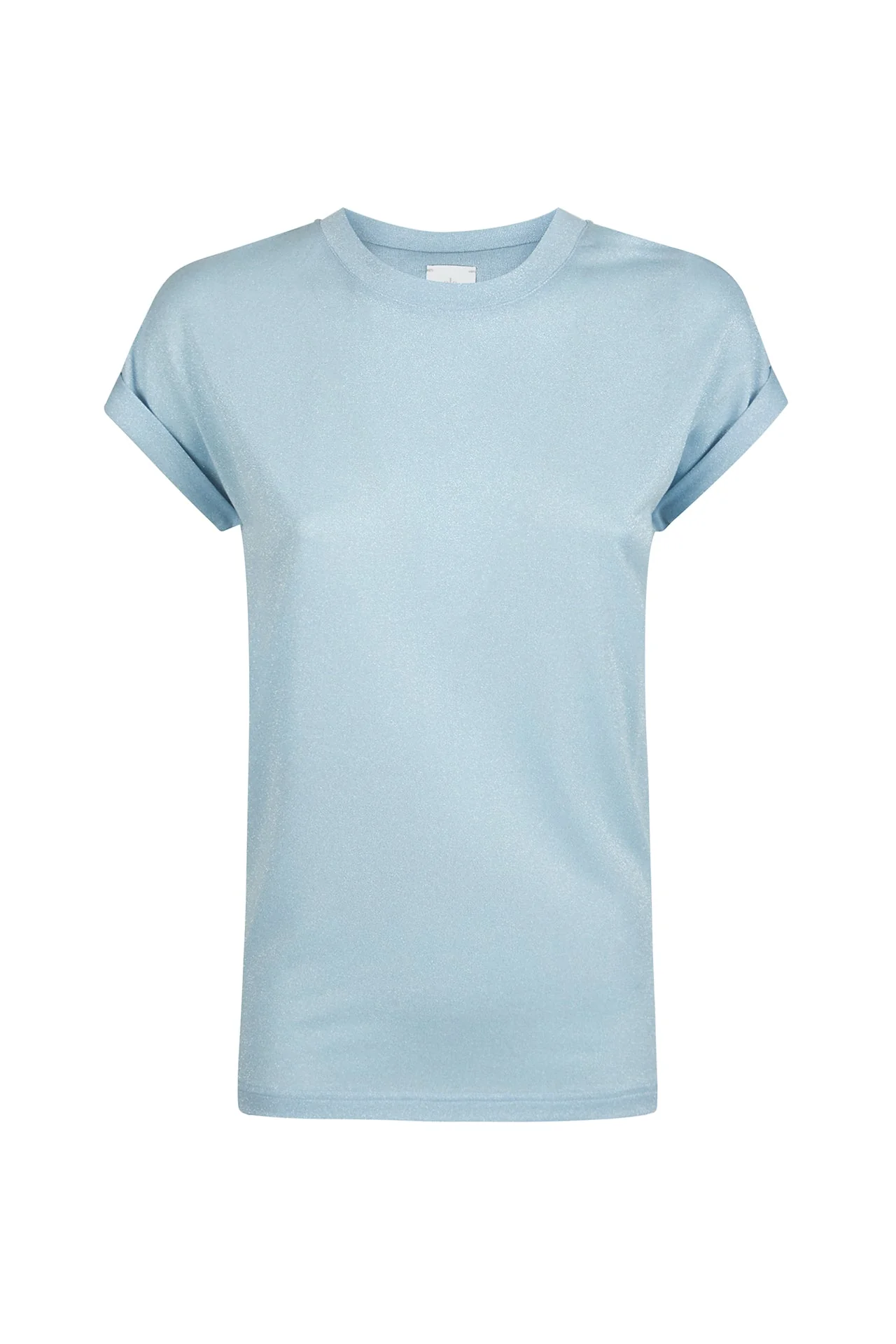 Women's Metallic Jersey Crew Neck T-Shirt | Eleventy