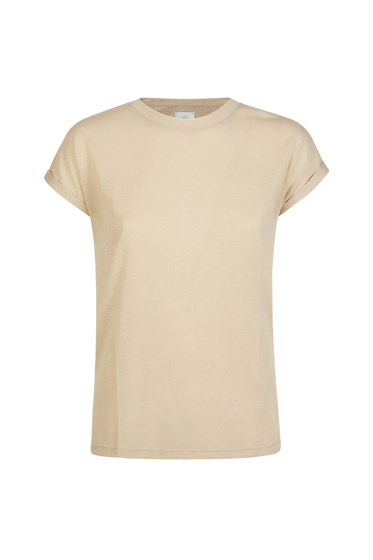 Women's Metallic Jersey Crew Neck T-Shirt | Eleventy - Image 2