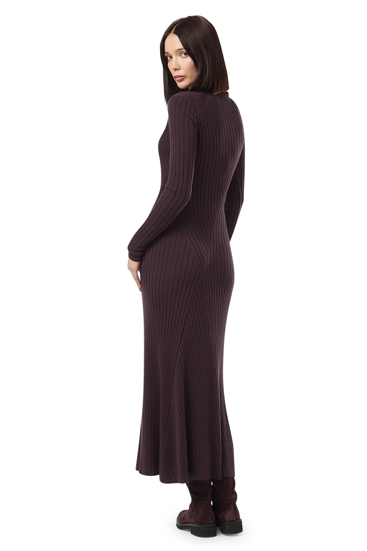 TURTLENECK SWEATER DRESS - Image 4