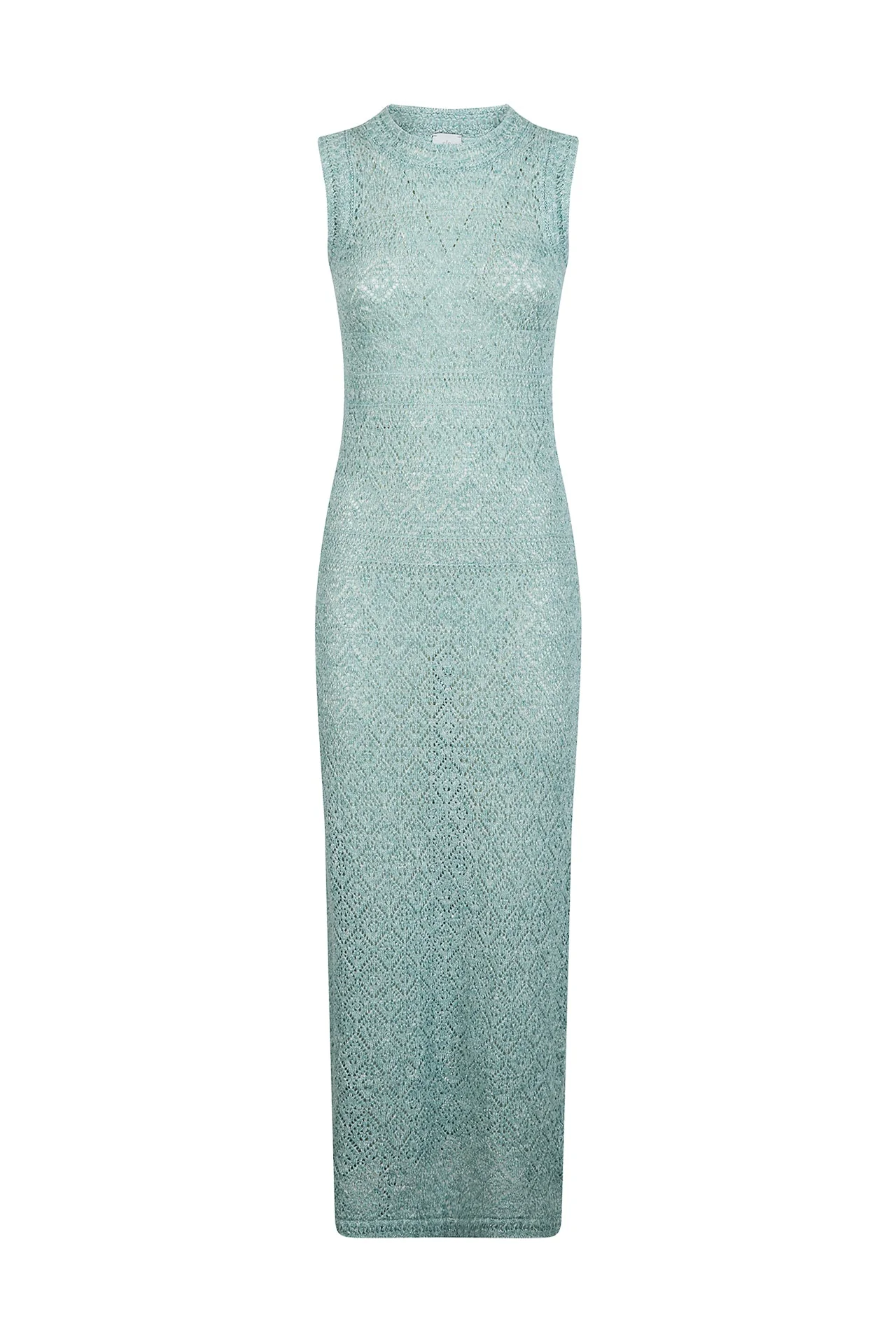 Women's Linen Cotton and Silk Sleeveless Knit Dress | Eleventy - Image 6