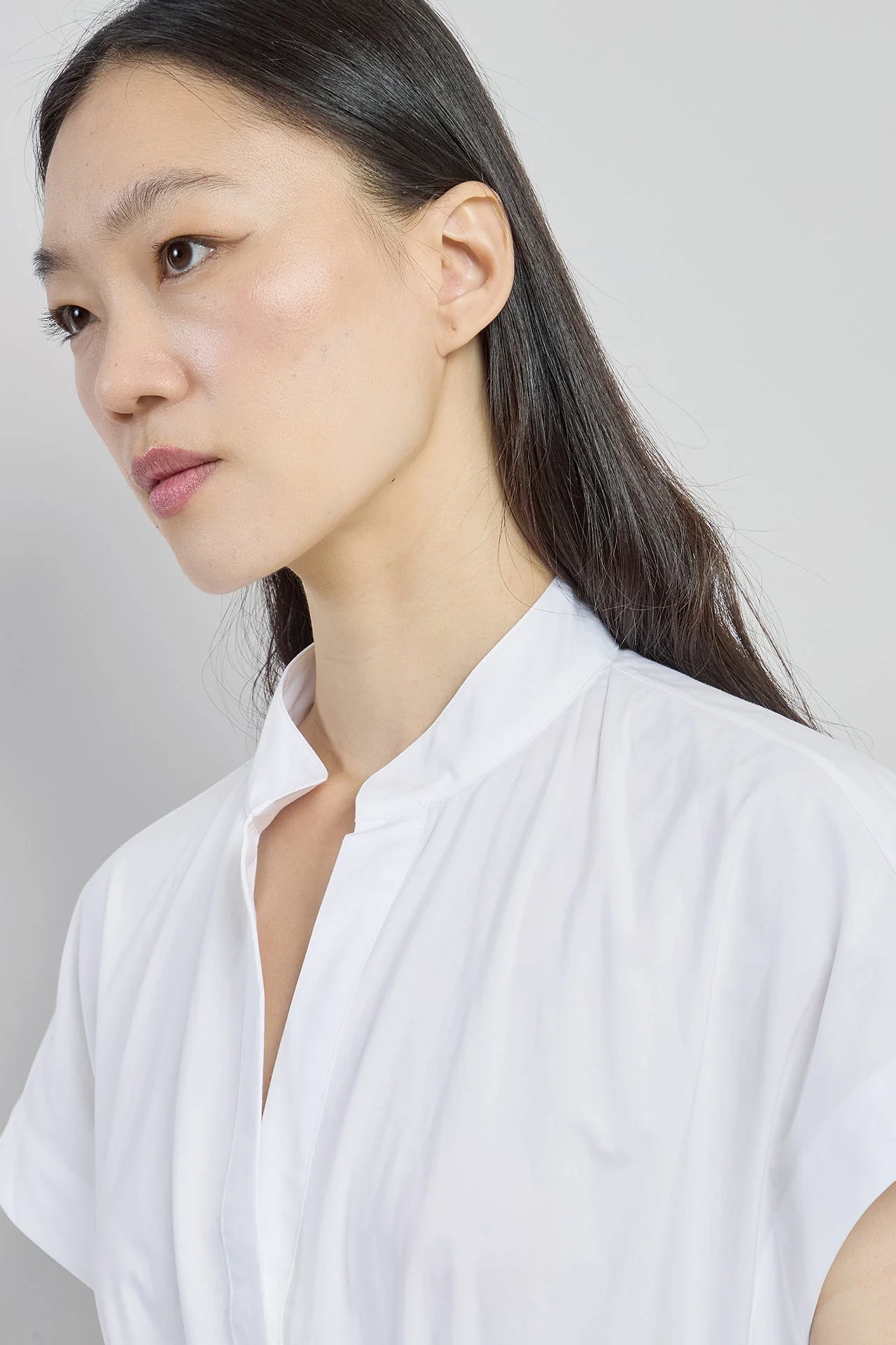 Women's Embroidered Cotton Poplin Shirt Dress | Eleventy - Image 4